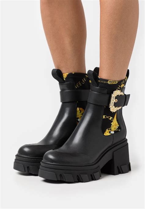 stivaletti con tacco versace|Versace Boots & Booties for Women.